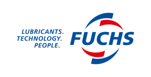 Logo Fuchs con slogan 'Lubricants. Technology. People.'